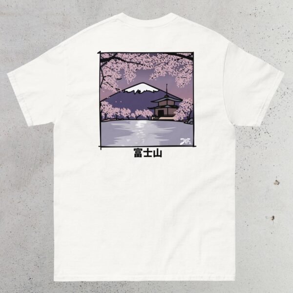 T-shirt Japon streetwear Mont Fuji Violet unisexe – Design JyFR