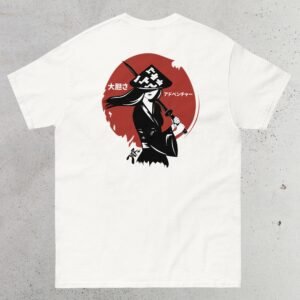 T-shirt samouraï lune rouge JyFR.